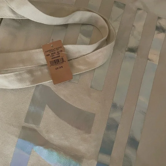 American Eagle Outfitters Canvas Tote Bag NWT - Picture 3 of 4